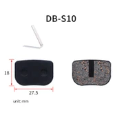 Dağ Bisikleti Yarı Metalik Fren Balataları 3 Çift M355 Yağlı Disk BB5 Reçine Disk Frenleri DB-S10 - 2