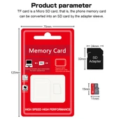 C10 TYPE-C Arayüzlü Mobil Telefon Hafıza Kartı 64GB Siyah - 6