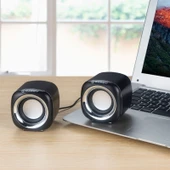 YEEZE A1 Multimedya USB2.0 Masaüstü Mini Bilgisayar ve Dizüstü Hoparlör Siyah Mavi - 7