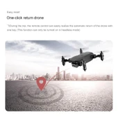 YLR C S66 Mini Katlanabilir Uzaktan Kumandalı Drone Gri Kamera Olmadan - 4