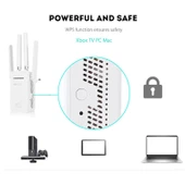 PIX-LINK LV-WR09 300Mbps WiFi Menzil Genişletici Tekrarlayıcı Mini Router UK Priz - 5