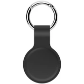 AirTag Uyumlu 2li Koyu Gri Silikon Koruyucu Kılıf Metal Kancalı Darbeye ve Çizilmeye Dayanıklı - 3