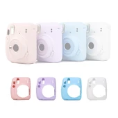 Fujifilm Instax Mini 11 Silikon Kamera Koruyucu Kılıf Pembe - 2