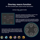 Mocute 060 Siyah Çift Joystick Bluetooth Oyun Kumandası Android ve IOS 13.4 ve Üzeri - 5