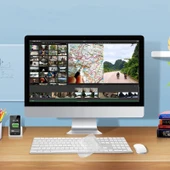 iMac 2017 Magic Keyboard Sayı Modeli İçin Şeffaf TPU Nano Uzun Klavye Koruyucu Film T17606 - 7