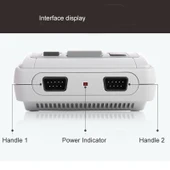 SFC620 Mini 8 Bit TV Oyun Konsolu 620 Dahili Oyun AV Çıkışlı EU Priz - 6