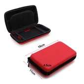 Nintendo 2DS XL Sert EVA Koruyucu Taşıma Kılıfı Siyah - 4