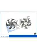 FAN MOTORU P306 XSARA 2,0 8V / 1,8 8V / 1,4 8V / 1,6 8V  KLIMALI 220W - 1