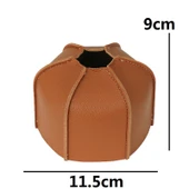 230g Gaz Tankı İçin PU Deri Koruyucu Kılıf Outdoor Kamp Düz Gaz Tankı - 2