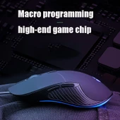 Inphic PB1 Kablolu Oyun Mouseu Mat Beyaz Nefes Alan Işık - 9