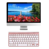 USB Mini Kablosuz Klavye ve Mouse Seti Siyah - 9