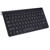 USB Mini Kablosuz Klavye ve Mouse Seti Siyah - 1