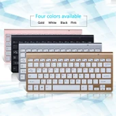 USB Mini Kablosuz Klavye ve Mouse Seti Rose Gold - 2