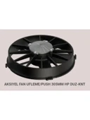 FAN MOTORU 12V.UFLEME 12 AKSIYEL GENIS KANAT YUKSEK PROFIL - 1