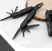 11 Fonksiyonlu Katlanabilir Çok Amaçlı Kamp Survival Pense Standart Versiyon - 2