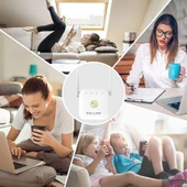 PIX LINK WR22 300Mbps Wifi Kablosuz Sinyal Güçlendirici Extender Beyaz EU Priz Tipi - 12