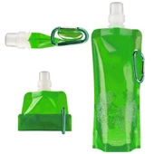 0.5L Pembe Katlanabilir Silikon Su Çantası Hafif Su Geçirmez Spor ve Kamp Matara - 3