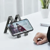 Gri Metal Katlanabilir Mini Laptop Standı Soğutucu - 11