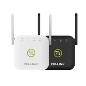 PIX LINK WR22 300Mbps Wifi Kablosuz Sinyal Güçlendirici Extender Beyaz EU Priz Tipi - 3