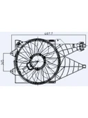 FAN MOTORU DAVLUMBAZLI LINEA 1,3 / 1,4 TURBO (AC) - 1
