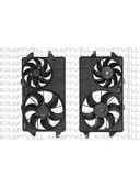 FAN MOTORU KOMPLE (CIFT FANLI) FORD TOURNEO CONNECT 0214 - 1