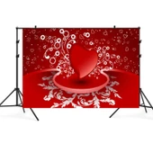 Sevgililer Günü Fotoğraf Partisi Arka Plan Bezi 2.1x1.5m Model 006 - 1