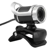HXSJ A859 480P Bilgisayar Ağ Kamerası USB Video Kamera Dahili Ses Emici Mikrofon Gümüş - 2