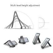Gri Metal Katlanabilir Mini Laptop Standı Soğutucu - 5