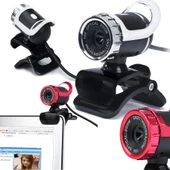 HXSJ A859 480P Bilgisayar Ağ Kamerası USB Video Kamera Dahili Ses Emici Mikrofon Siyah - 4
