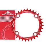 MOTSUV Dar Geniş Zincir Dişlisi MTB Bisiklet 104BCD Kırmızı - 2