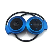 Mini 503 MP3 Çalar Bluetooth Kulaklık Mavi FM Radyo Destekli 32GB TF Kart - 2