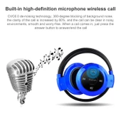Mini 503 MP3 Çalar Bluetooth Kulaklık Mavi FM Radyo Destekli 32GB TF Kart - 5