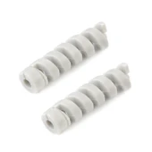 4lü Gri Spiral Silikon Veri Kablosu Koruyucu Kılıf - 2