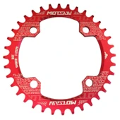 MOTSUV Dar Geniş Zincir Dişlisi MTB Bisiklet 104BCD Kırmızı - 1