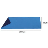 Emici Polyester Hızlı Kuruyan Nefes Alabilir Soğutucu Spor Havlusu Mor - 3