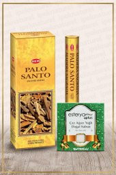 Palo Santo Hexa 120 Çubuk Tütsü ve Esterya Plus Çayağacı Sabunu Setli - 1