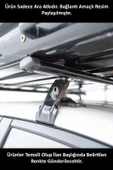 Peugeot 5008 2017-2020 Arası kapı arası sıkıştırma Turtle Mexfit ara atkı tavan barı GRİ - 3