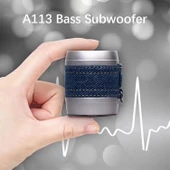 EWA A113 Taşınabilir Mini Bluetooth Hoparlör Mavi Suya Dayanıklı Kablosuz Bas Subwoofer - 6
