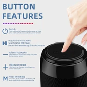 T G TG113C Kırmızı Bluetooth Mini Taşınabilir Hoparlör FM Radyo Su Geçirmez Subwoofer Telefon Tutucu Kablosuz - 3
