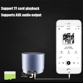 EWA A3 Mini Bluetooth Hoparlör 8W 3D Stereo Altın Renk - 7
