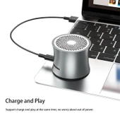 EWA A109M Taşınabilir Bluetooth Hoparlör Siyah Kablosuz Ağır Bas Subwoofer - 5