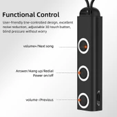 BT313 Manyetik Spor Kablosuz Kulaklık Siyah Mikrofonlu Bluetooth HD Stereo Bas - 4