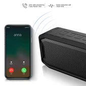 M3 Kablosuz Bluetooth Hoparlör Siyah Su Geçirmez Taşınabilir Mini Kutulu Destek FM TF U Disk - 6