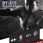 BT315 Spor Bluetooth Kulaklık Kablosuz Stereo Mikrofonlu Mavi - 5