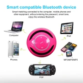 A18 Top Bluetooth Hoparlör LED Işıklı Taşınabilir Kablosuz Mini Hoparlör Siyah - 6
