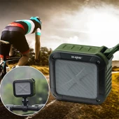 W KING S7 Mini Kablosuz Suya Dayanıklı Bluetooth Hoparlör Siyah - 6
