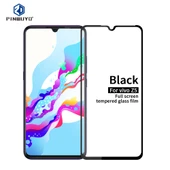 Vivo Z5 Uyumlu PINWUYO 9H 2.5D Tam Ekran Temperli Cam Siyah - 1