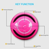 A18 Top Bluetooth Hoparlör LED Işıklı Taşınabilir Kablosuz Mini Hoparlör Siyah - 2