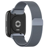 Xiaomi Redmi Watch 3 Active Manyetik Çelik Örgü Saat Kordonu Gri - 2