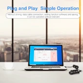 Bluetooth 51 3 Tuşlu Programlanabilir Makro Klavye Beyaz - 6
